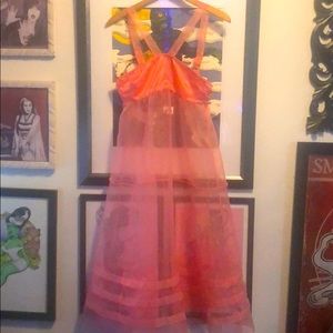 Urban Outfitters Chiffon Beach Coverup Slip